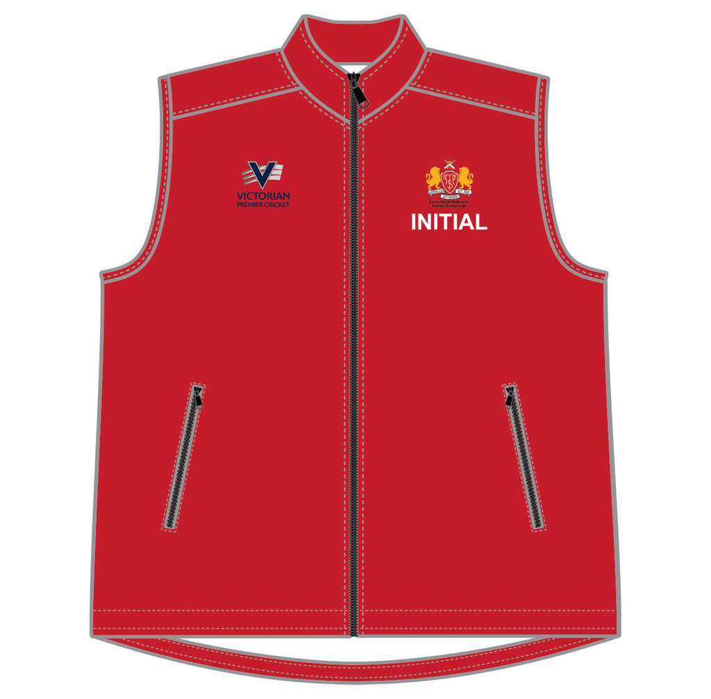 CASEY SOUTH MELBOURNE CC MEN'S FULL ZIP TECH FLEECE VEST DI-06681