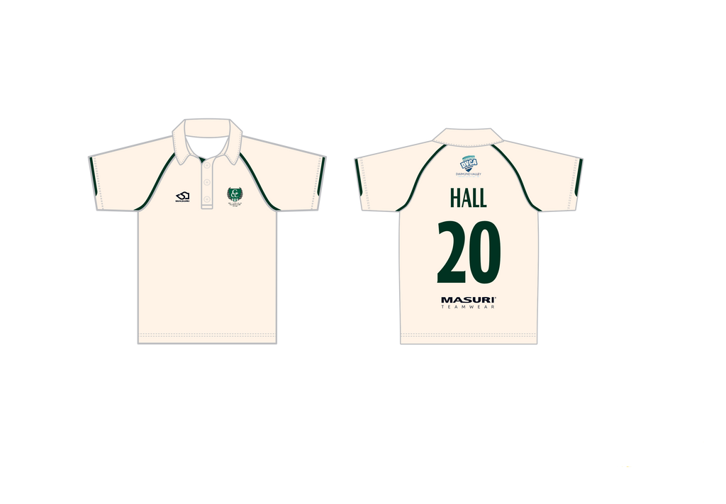 GREENSBOROUGH CC MEN'S RED BALL PLAYING SHIRT SHORT SLEEVE DI-11845