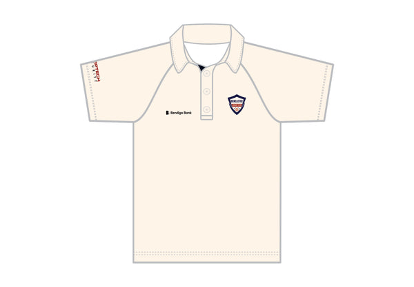 DONCASTER CC MEN'S RED BALL PLAYING SHIRT SHORT SLEEVE DI-12590