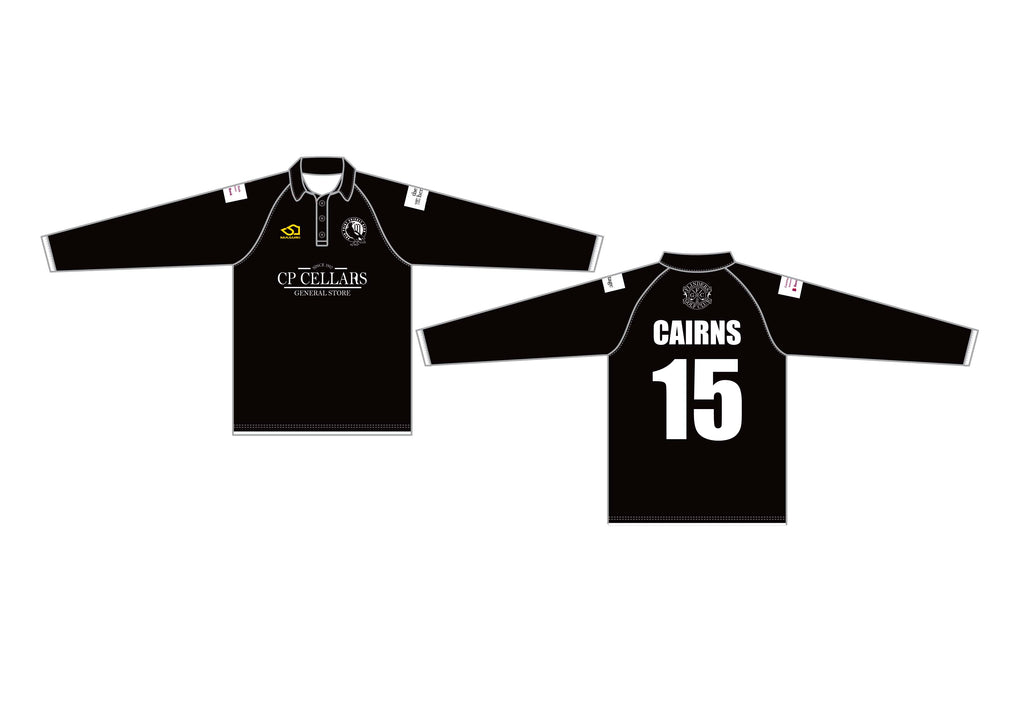 CRIB POINT MEN'S WHITE BALL PLAYING SHIRT LONG SLEEVE - DI-12704