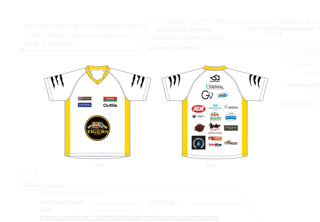 CPSTBCC JUNIOR TRAINING SHIRT SHORT SLEEVE DI-12789