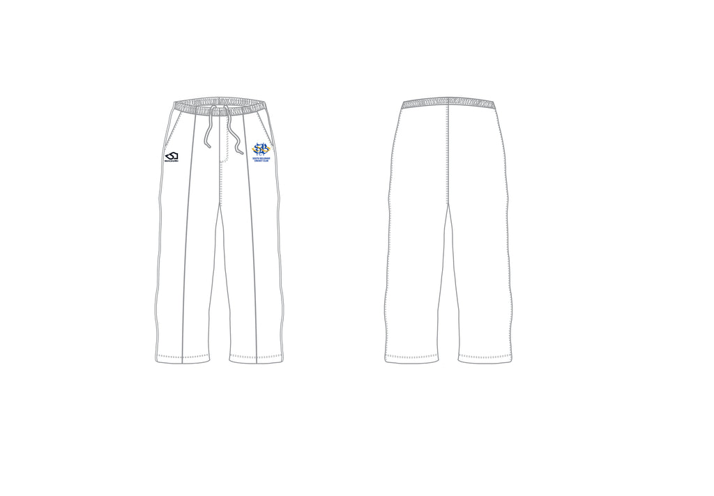 SOUTH BELGRAVE CC MEN'S RED BALL PLAYING TROUSERS DI-12803