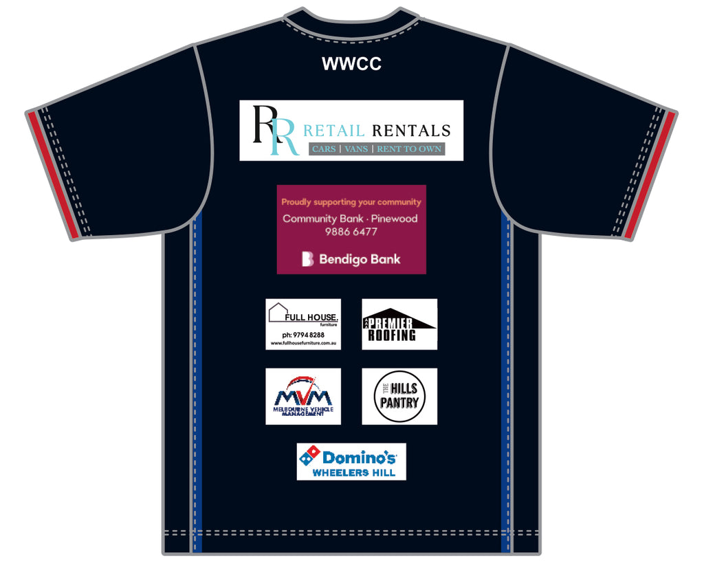 MULGRAVE CC JUNIOR SHORT SLEEVE TRAINING SHIRT DI-14713