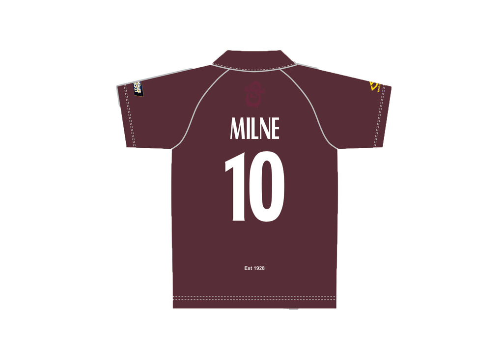 PROSPECT DISTRICT CC MEN'S WHITE BALL S/S PLAYING SHIRT DI-13448