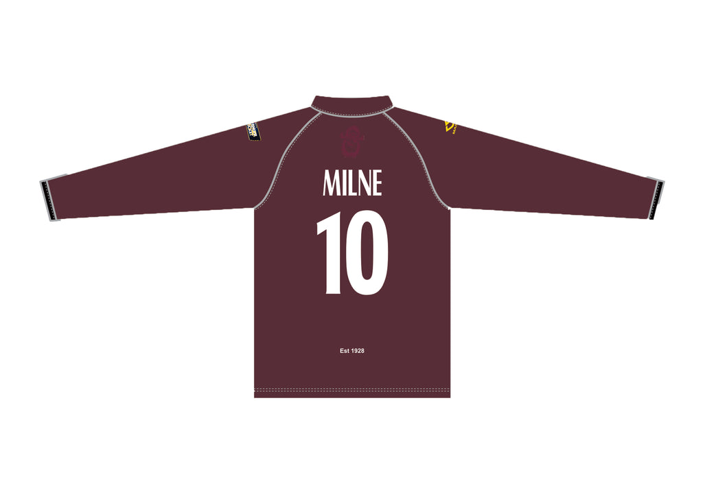 PROSPECT DISTRICT CC UNISEX WHITE BALL PLAYING SHIRT L/S DI-13449