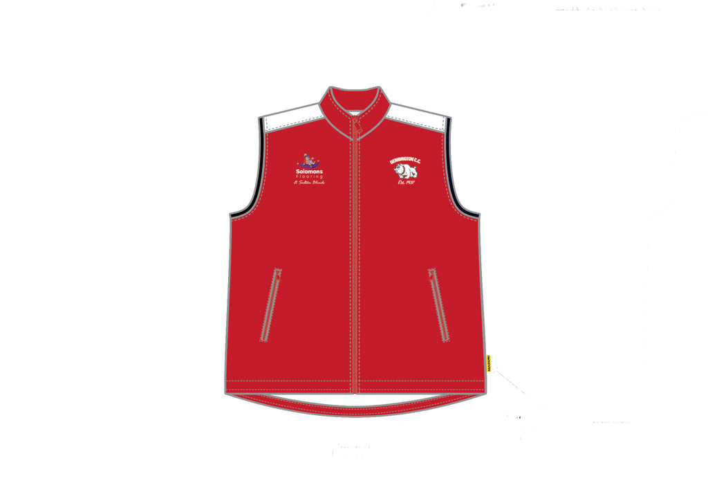 DENNINGTON CC UNISEX FULL ZIP TECH FLEECE VEST DI-13607