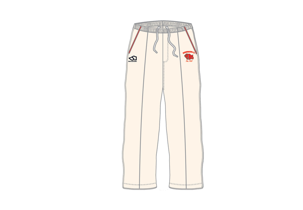 DENNINGTON CC MEN'S RED BALL PLAYING TROUSERS DI-13611