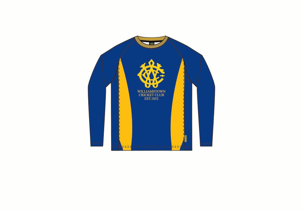 WILLIAMSTOWN CC MEN'S TRAINING SHIRT LONG SLEEVE DI-13692