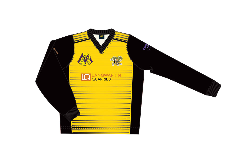 FRANKSTON YCW CC UNISEX COLOURED L/S PLAYING JUMPER DI-15620 (ITEM NOT FOR SALE BUY THROUGH THE CLUB DIRECTLY)