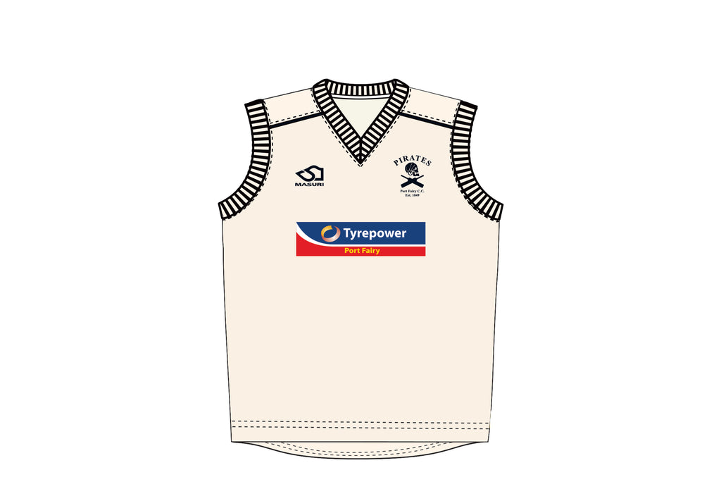 PORT FAIRY CC MEN'S RED BALL PLAYING VEST DI-13961