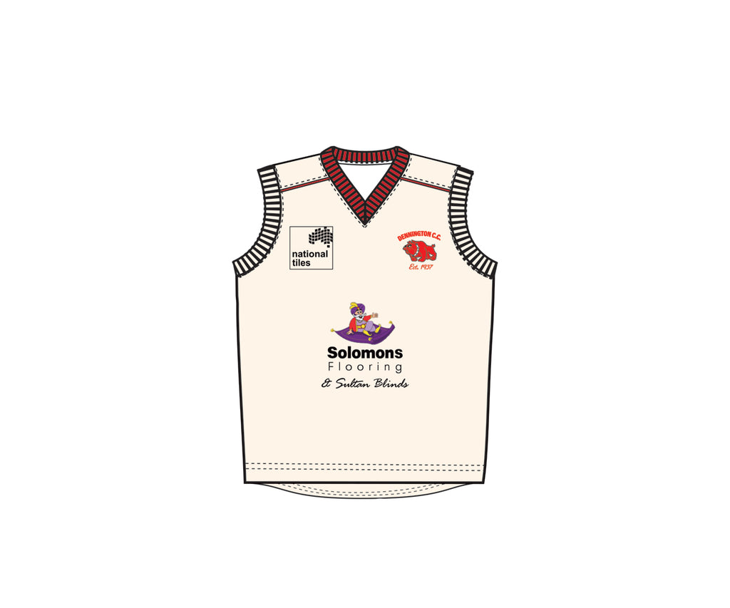 DENNINGTON CC MEN'S RED BALL PLAYING VEST DI-13981