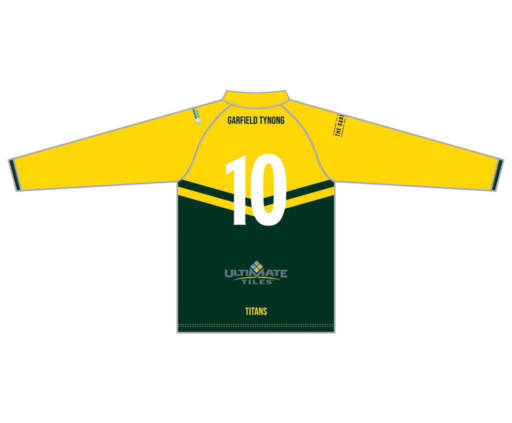 GARFIELD-TYNONG CC MEN'S WHITE BALL PLAYING SHIRT LONG SLEEVE DI-14089