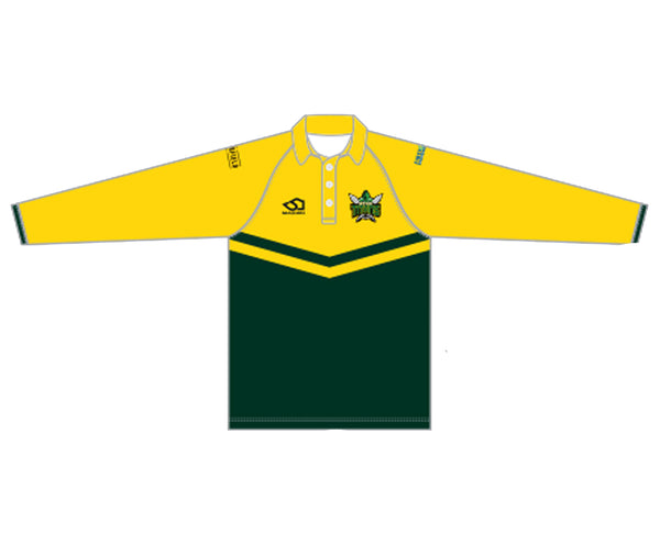 GARFIELD-TYNONG CC MEN'S WHITE BALL PLAYING SHIRT LONG SLEEVE DI-14089