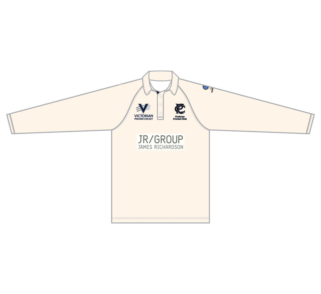 PRAHRAN CC MEN'S CREAM PLAYING SHIRT LONG SLEEVE DI-14655