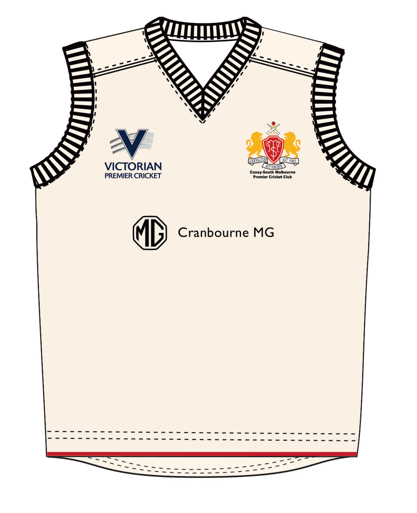 CASEY SOUTH MELBOURNE CC MEN'S RED BALL PLAYING VEST DI-14683