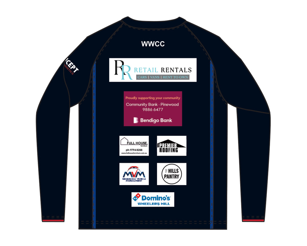 MULGRAVE CC MEN'S L/S TRAINING SHIRT DI-14707