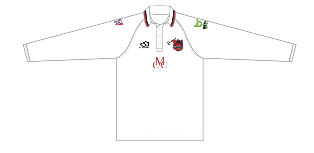 MERNDA CC MEN'S RED BALL PLAYING SHIRT LONG SLEEVE DI-14719