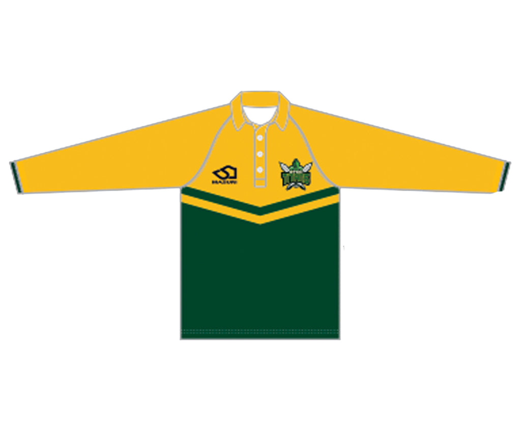 GARFIELD-TYNONG CC JUNIOR WHITE BALL PLAYING SHIRT LONG SLEEVE DI-15190