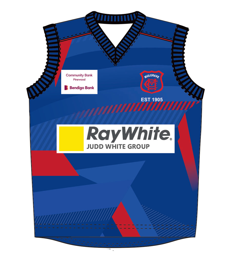 MULGRAVE CC MEN'S WHITE BALL PLAYING JUMPER DI-15577