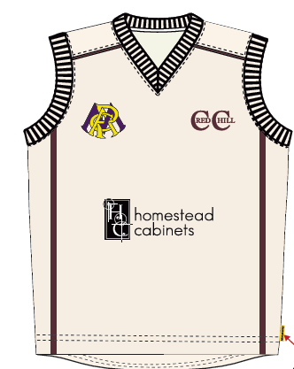 RED HILL CC MEN'S RED BALL PLAYING VEST DI-14217