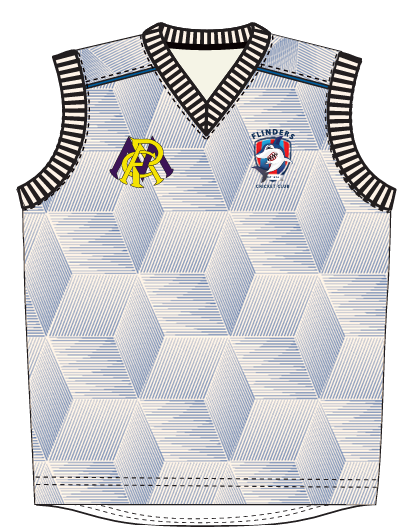 FLINDERS CC MEN'S RED BALL PLAYING VEST DI-15826