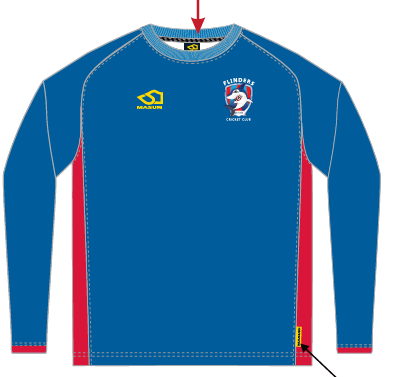 FLINDERS CC MEN'S TRAINING SHIRT LONG SLEEVE DI-15824