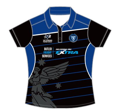 MELBOURNE UNIVERSITY CC WOMEN'S S/S WHITE BALL PLAYING SHIRT DI-15716