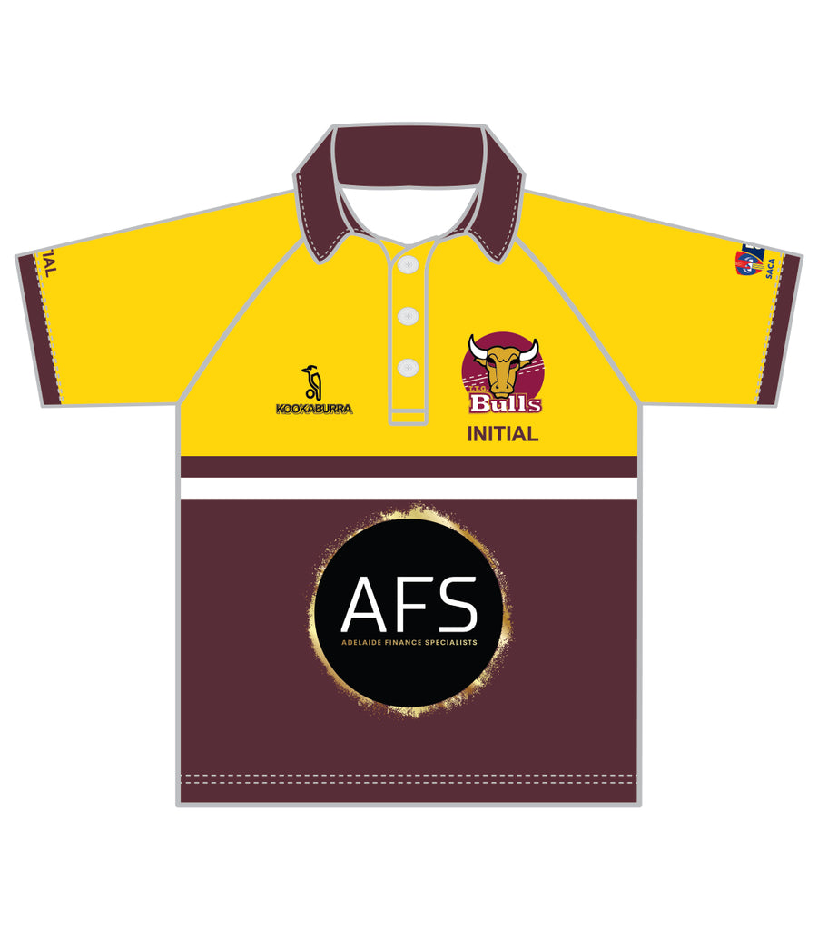 Tea Tree Gully District CC JUNIOR WHITE BALL PLAYING SHIRT S/S DI-15480