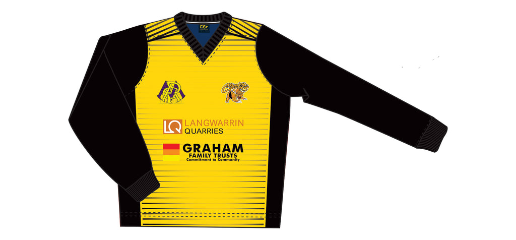 FRANKSTON YCW CC UNISEX COLOURED L/S PLAYING JUMPER DI-15620 ( CONTACT CLUB TO PURCHASE)