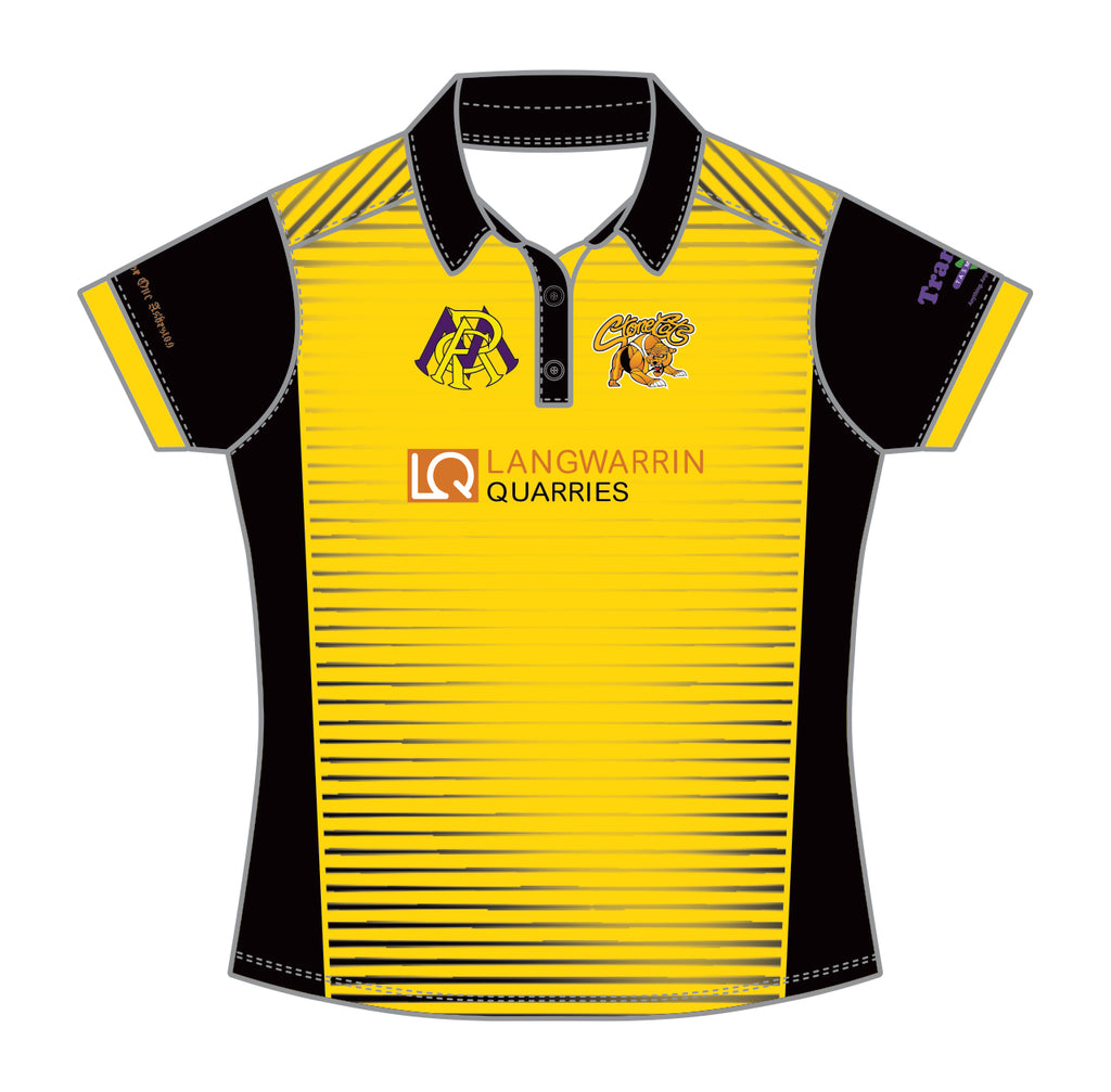 FRANKSTON YCW CC WOMEN'S COLOURED PLAYING S/S SHIRT DI-14916 (ITEM NOT FOR SALE BUY THROUGH THE CLUB DIRECTLY)