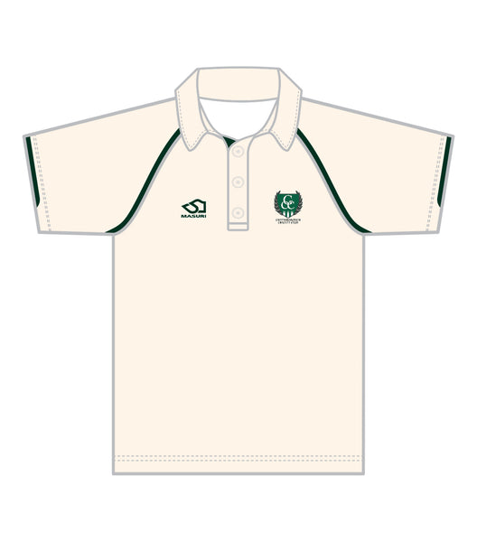 GREENSBOROUGH CC MEN'S RED BALL PLAYING SHIRT SHORT SLEEVE DI-15514
