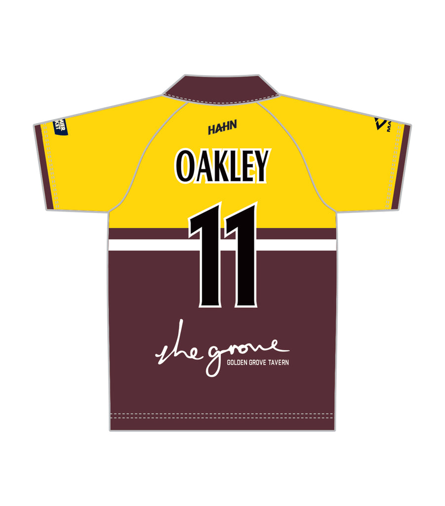 Tea Tree Gully District CC MEN'S WHITE BALL PLAYING SHIRT S/S DI-15544