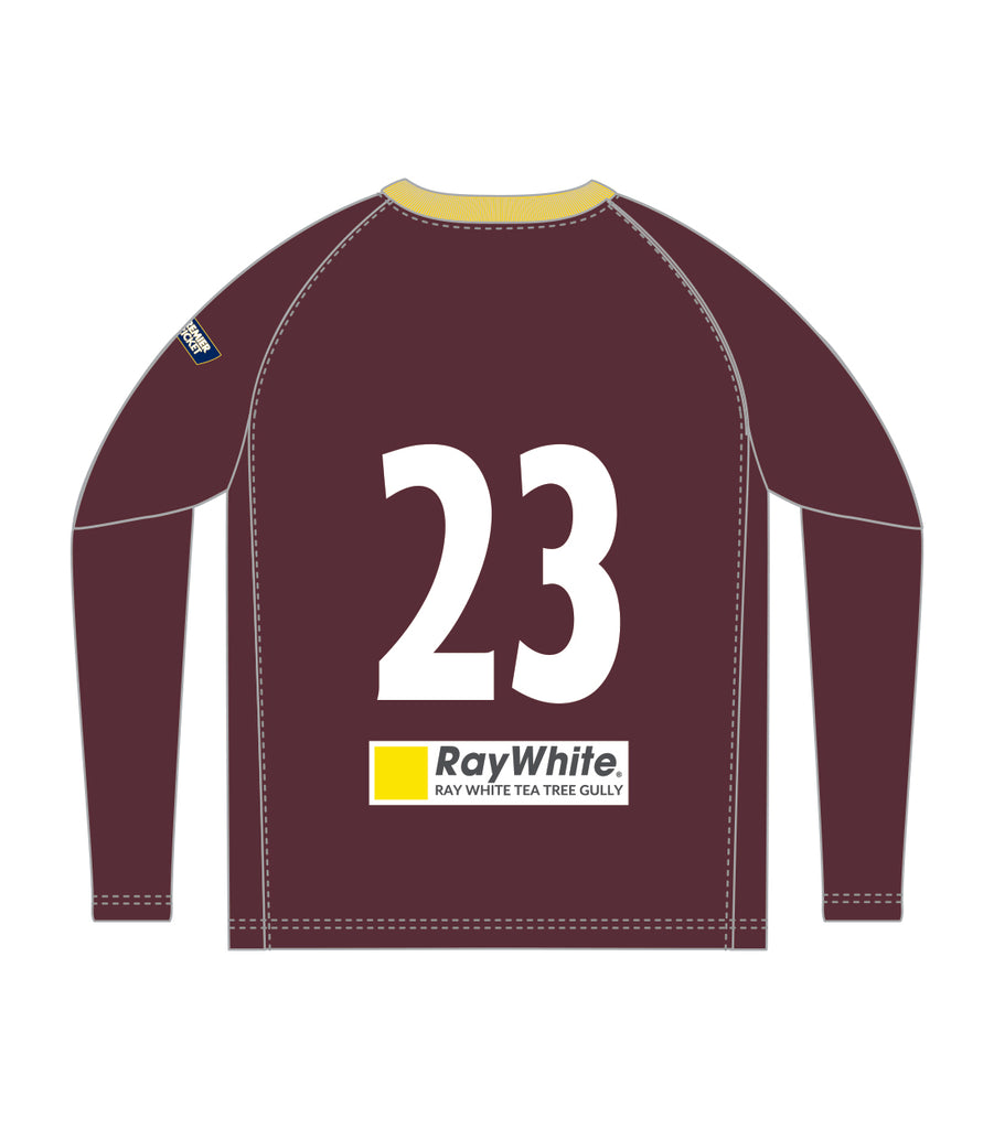 Tea Tree Gully District CC JUNIOR TRAINING SHIRT L/S DI-15637