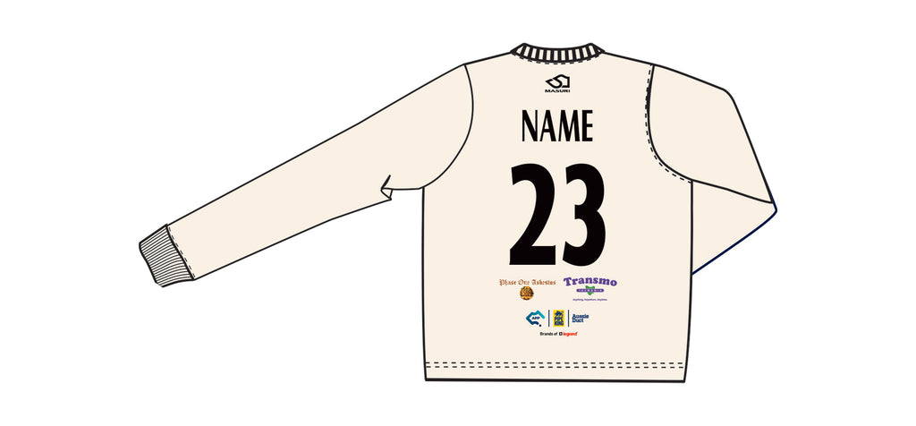 FRANKSTON YCW CC MEN'S CREAM L/S PLAYING JUMPER DI-15619
