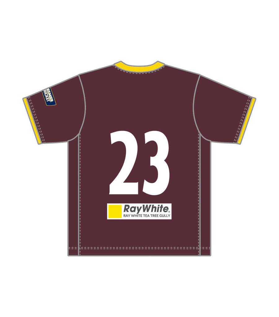 Tea Tree Gully District CC JUNIOR TRAINING SHIRT S/S DI-15606