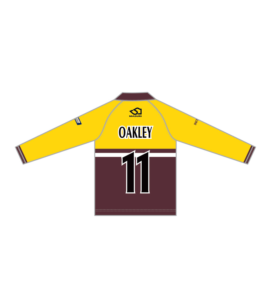 Tea Tree Gully District CC JUNIOR WHITE BALL PLAYING SHIRT L/S DI-15639
