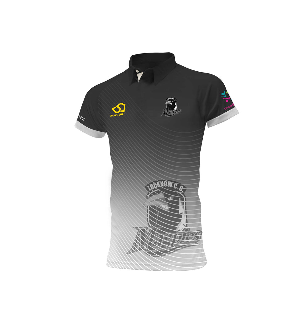 LUCKNOW CC MEN'S WHITE BALL PLAYING SHIRT SHORT SLEEVE DI-10938