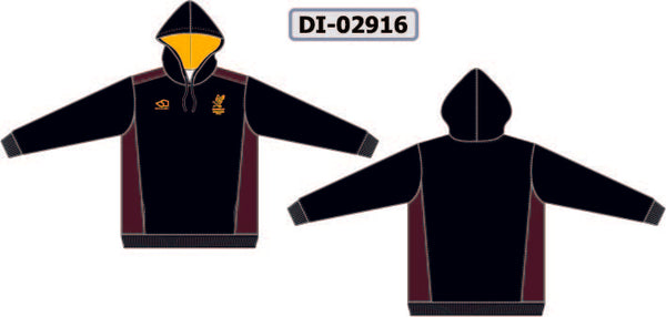 MOWBRAY CC MEN'S SENIOR TECH FLEECE HOOD - DI-02916