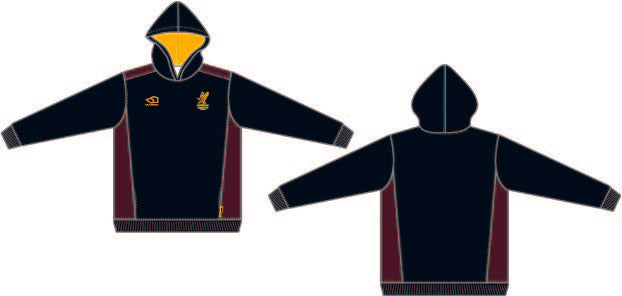 MOWBRAY CC JUNIOR TECH FLEECE HOOD - DI-07229