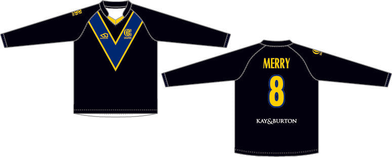 OLD CAREY CC UNISEX L/S WHITE BALL PLAYING SHIRT DI-03001