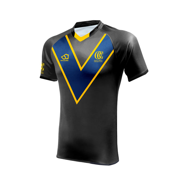 OLD CAREY CC MEN'S WHITE BALL PLAYING SHIRT SHORT SLEEVE DI-03000